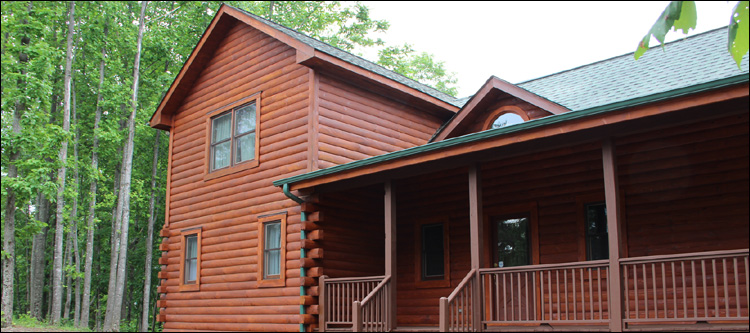 Log Home Staining in Harlan County, Kentucky